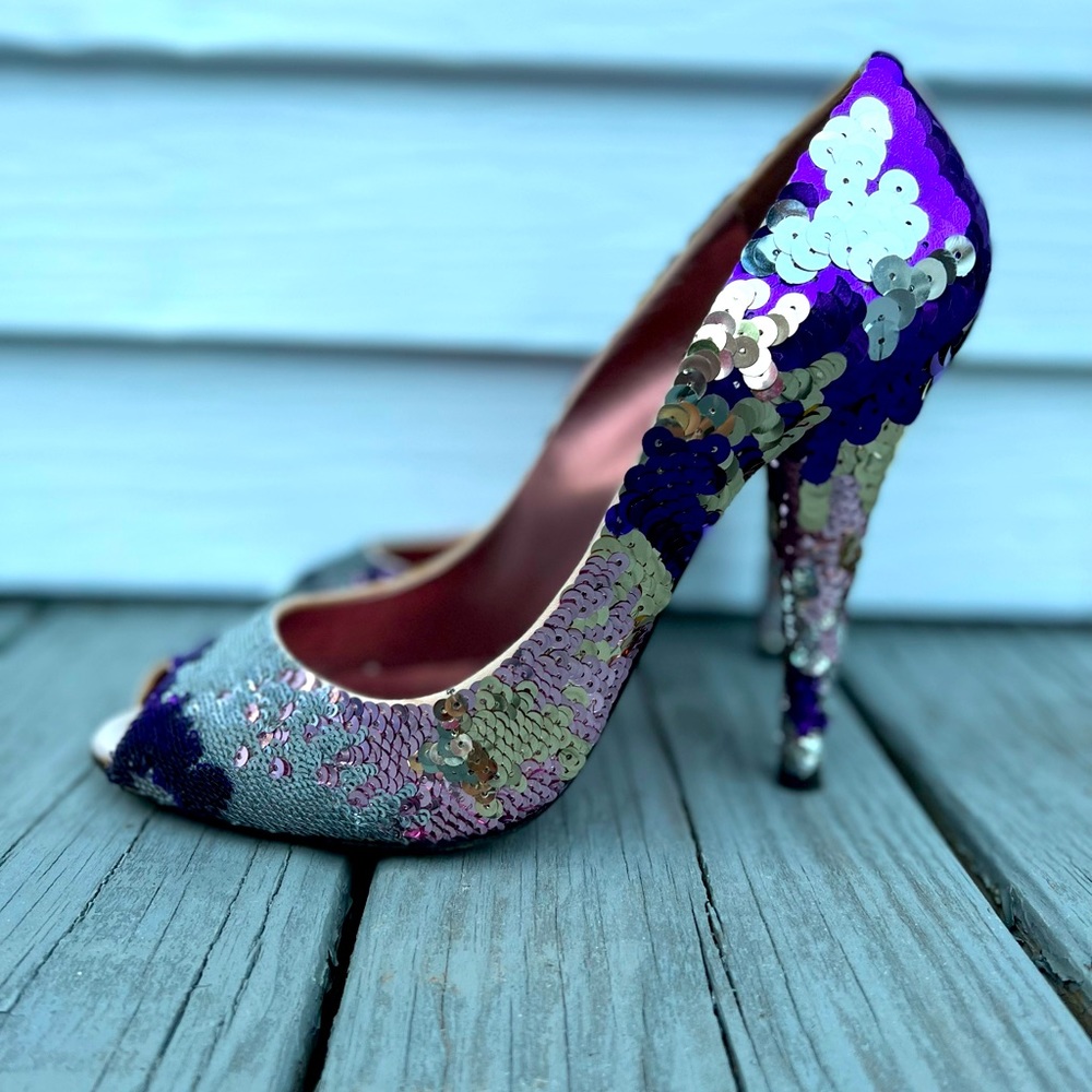 MIU MIU sequin heels - excellent condition
